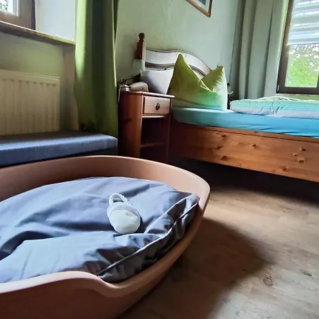 Lejlighed Ansimali 1- Gemuetliche Mit Kueche Und Gartenblick In Fuer Tierfreunde Und Radliebhaber Beierfeld