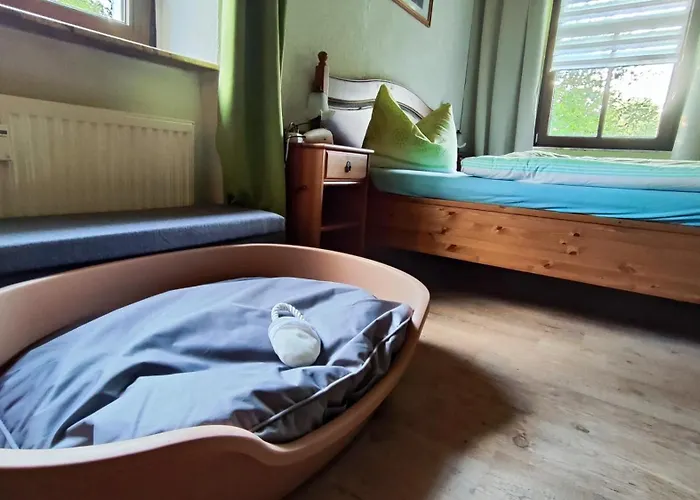 شقة Ansimali 1- Gemuetliche Mit Kueche Und Gartenblick In Fuer Tierfreunde Und Radliebhaber Beierfeld